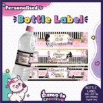 Paris Baby Shower Bottle Label | Personalized Party Favor