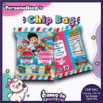 Girl and Boy Paw Patrol Chip Bag | Personalized Birthday Party Favor