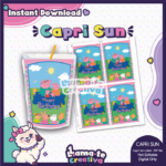 Peppa Pig Capri Sun Label Model 01 | Printable Birthday Party Favor