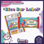 Plim Plim Rice Bar Label | Printable Birthday Party Favor