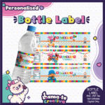 Pocoyo Bottle Label | Personalized Birthday Party Favor
