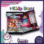 Power Rangers Chip Bag | Personalized Birthday Party Favor
