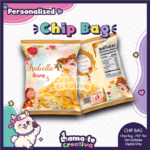 Princess Belle Chip Bag | Personalized Birthday Party Favor