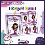 Selena Quintanilla Capri Sun Label | Printable Birthday Party Favor