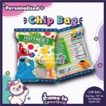 Sesame Street Chip Bag | Personalized Birthday Party Favor