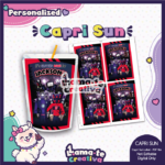 Skibidi Toilet Capri Sun Label | Personalized Birthday Party Favor