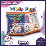Space Jam Chip Bag | Personalized Birthday Party Favor