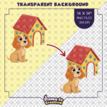 Cute Dogs Clipart Bundle | Printable Party Clipart - Image 6