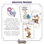 Cute Dogs Clipart Bundle | Printable Party Clipart - Image 7