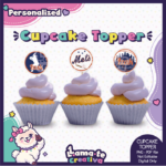 Mets Cupcake Toppers | Printable Party Favor | Instant Download - Image 2