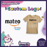 Amazon Custom Logo | Personalized Birthday Party
