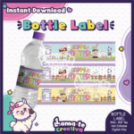 Easter Bottle Label | Printable Easter Party Favor