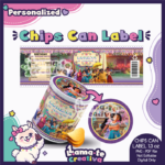 Encanto Snack Can Label | Personalized Birthday Party Favor
