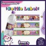 Encanto Bottle Label | Personalized Birthday Party Favor