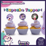Halloween Cupcake Toppers | Printable Party Favor | Instant Download - Image 2