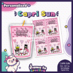 Hello Kitty and Friends Capri Sun Label | Personalized Birthday Party Favor
