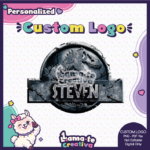 Jurassic World Custom Logo | Personalized Birthday Party