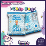 Ken Chip Bag | Printable Birthday Party Favor