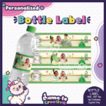 Princess Tiana Bottle Label | Personalized with Photo | Birthday Party Favor