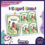 Princess Tiana Capri Sun Label | Personalized with Photo | Birthday Party Favor