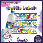 Sesame Street Bottle Label | Personalized Birthday Party Favor