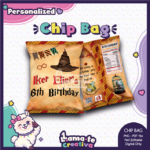 Harry Potter Model 2 Chip Bag | Personalized Birthday Party Favor