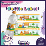 Winnie The Pooh Bottle Label | Personalized Birthday Party Favor